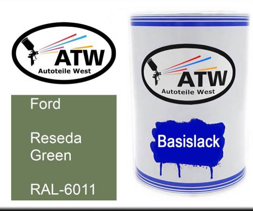 Ford, Reseda Green, RAL-6011: 500ml Lackdose, von ATW Autoteile West.